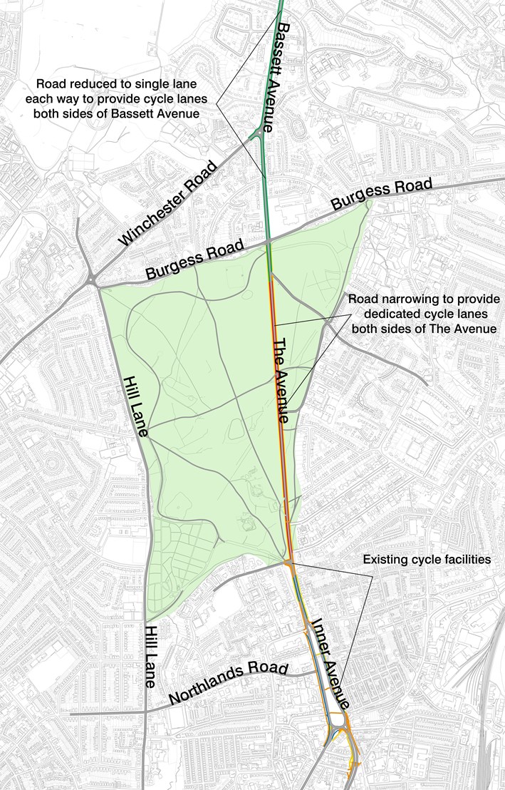 Bassett Avenue map