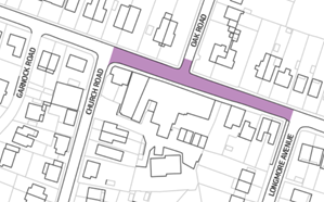 Phase 3 of the proposed improvement works, taking place between the junction of Obelisk Road and Church Road  and Obelisk Road and Longmore Avenue