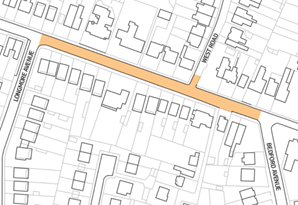 Phase 4 of the improvement works, taking place between the junction of Obelisk Road and Longmore Avenue and Obelisk Road and Bedford Avenuee