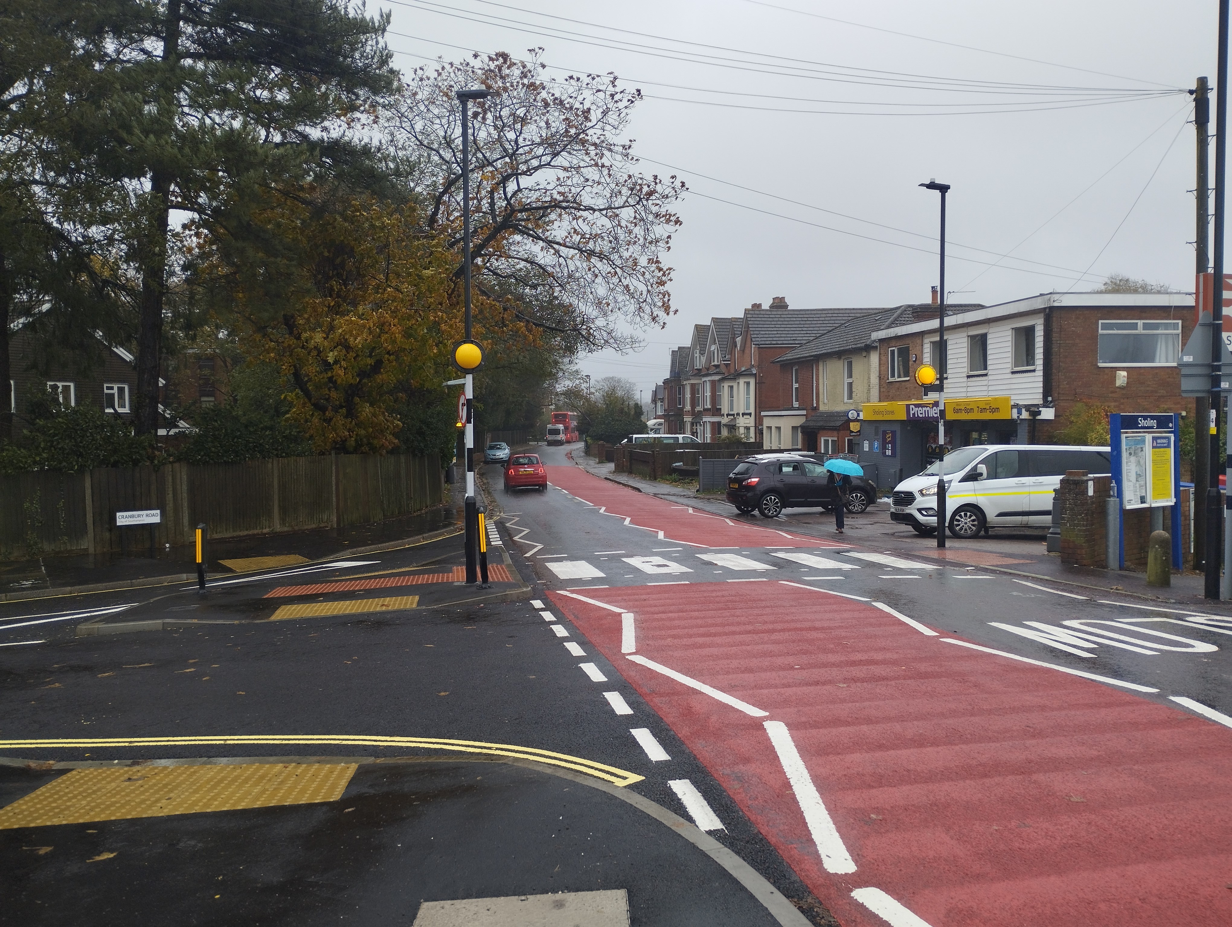 Example zebra crossing at Station Road